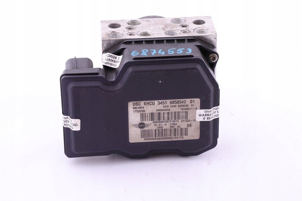 фото №8, Mini r55 r56 r57 lci r60 насос тормозная abs dsc 6874553