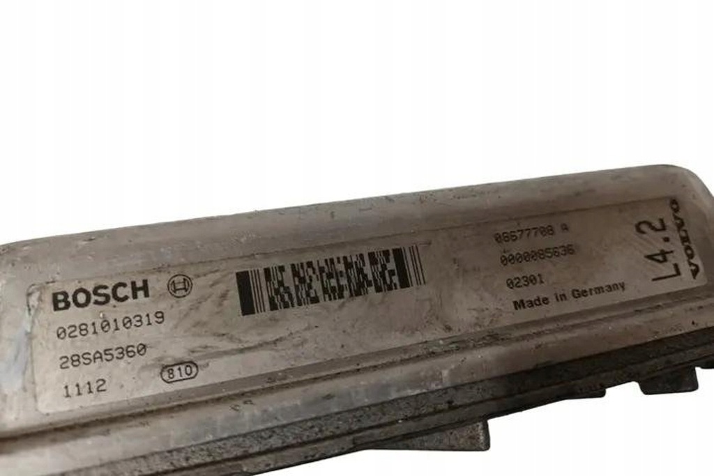 фото №10, Бортовий комп'ютер двигуна ecu volvo v70 ii sw 0281010319 2.5l дизель 103kw 2000