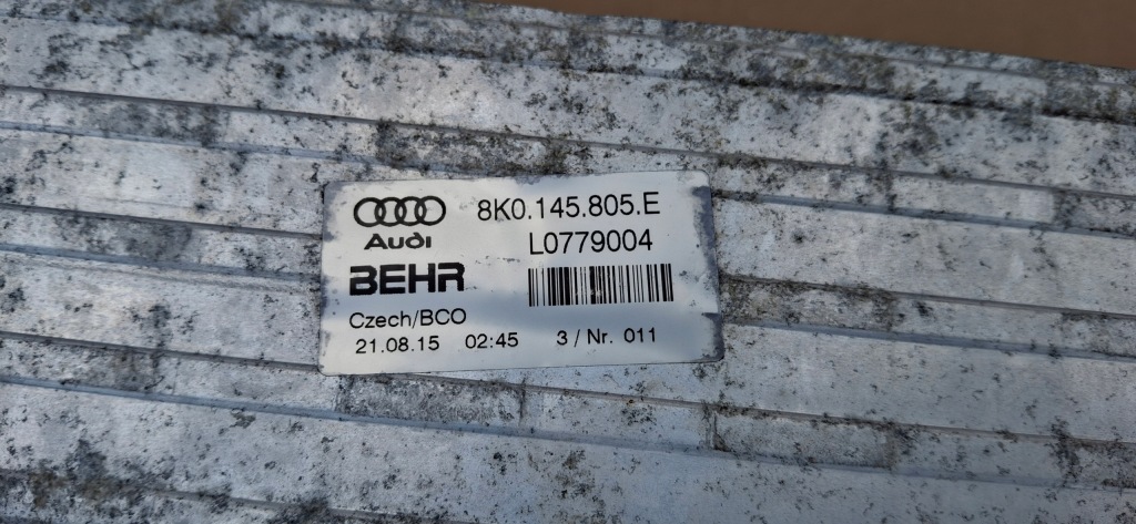 Купити Audi a4 b8 a5 8t q5 8r a6 macan інтеркулер радіатор повітря 8k0145805e