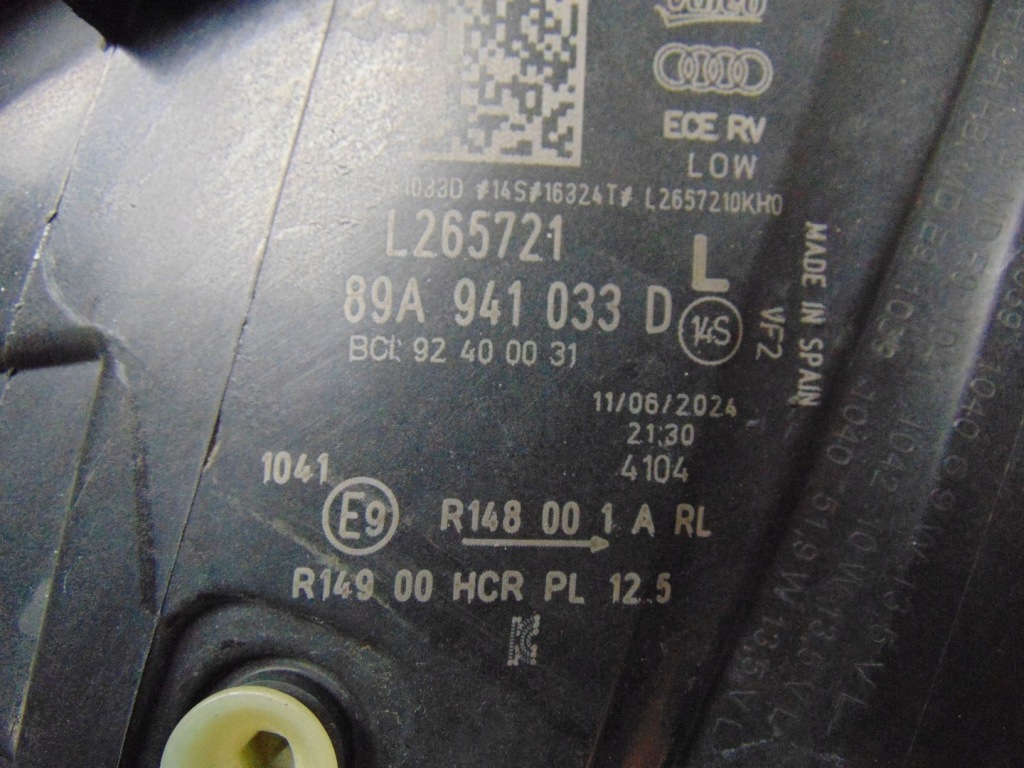 фото №14, Лампа ліва перед audi q4 e-tron 89a941033d europa