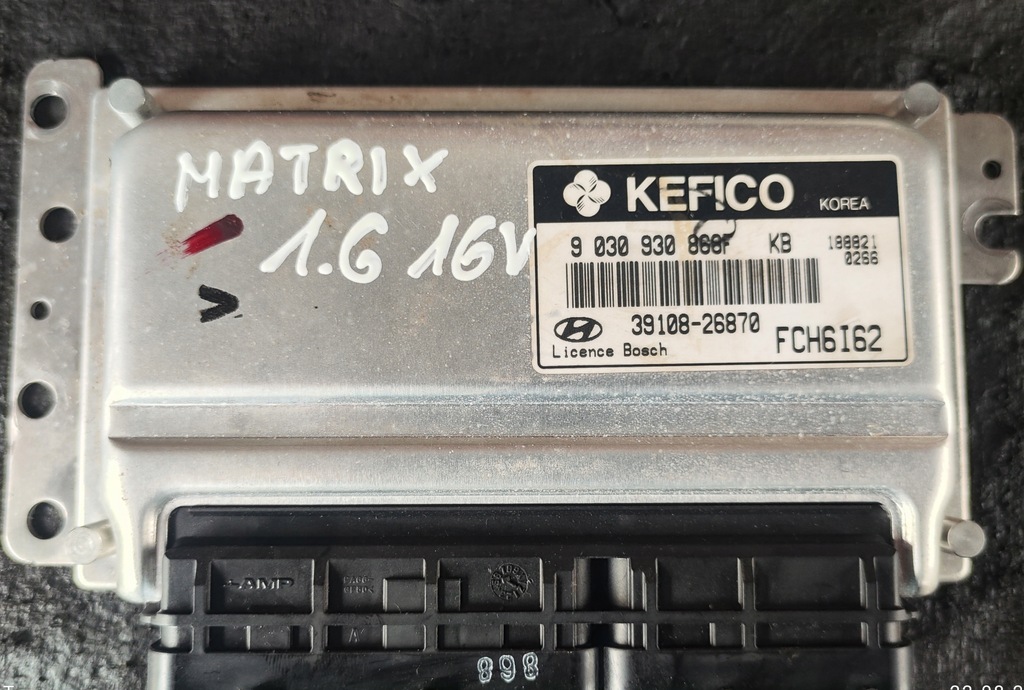 фото №1, Hyundai matrix 1.6 16v бортовий комп'ютер блок керування двигуна