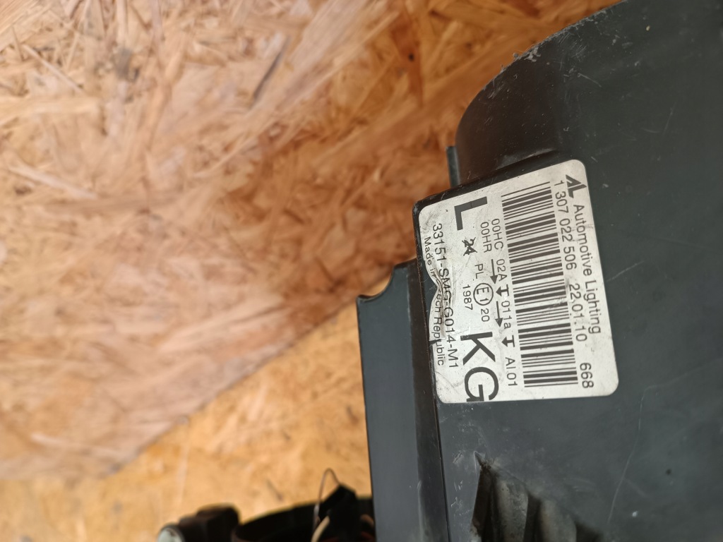 фото №8, Лампа лівий перед eu 33151-smg-g014-m1 honda civic viii 8 ufo