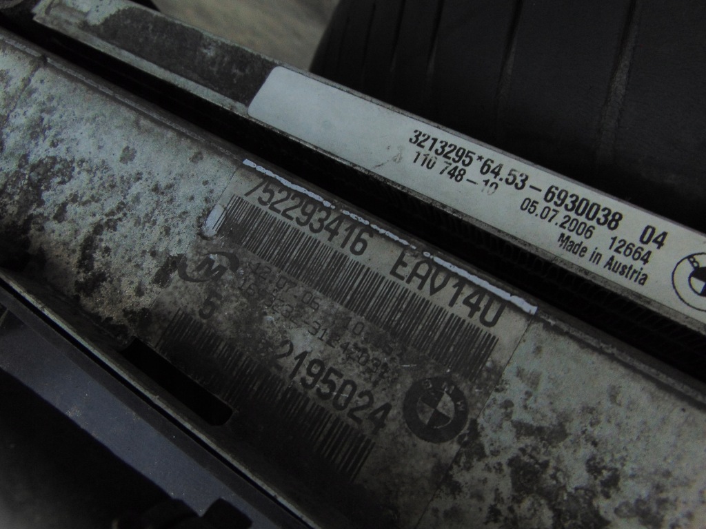 Радіатор води кондиціонер вентилятор комплект bmw 1 e87 1.6b механічна коробка передач європа Доставка