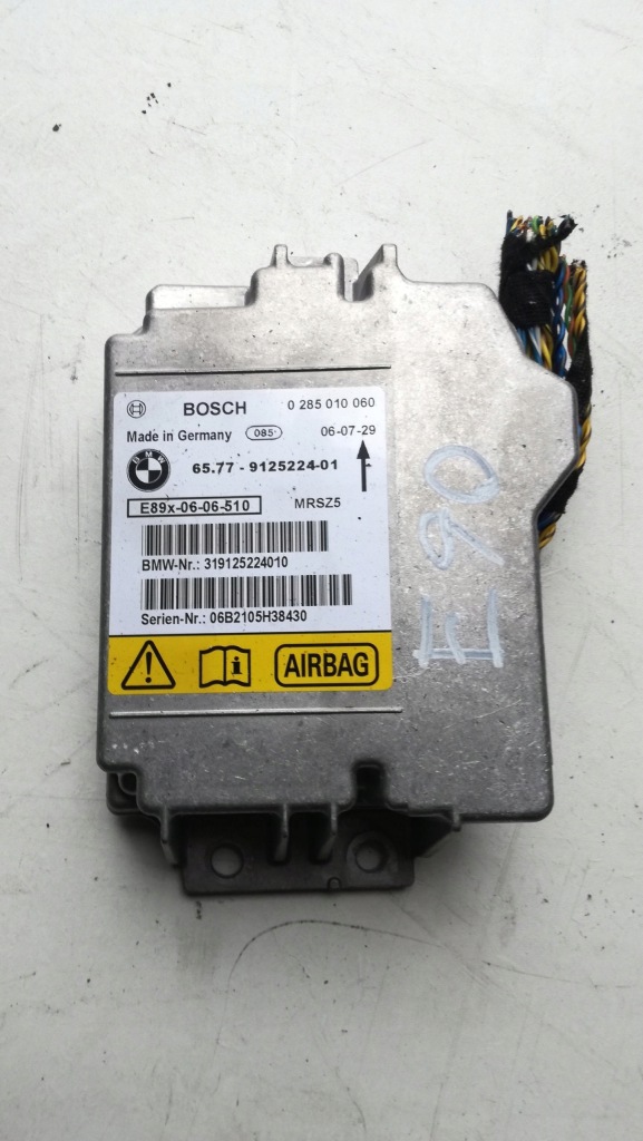 Купить Датчик подушка безопасности подушек bmw e90 2.0d 9125224-01
