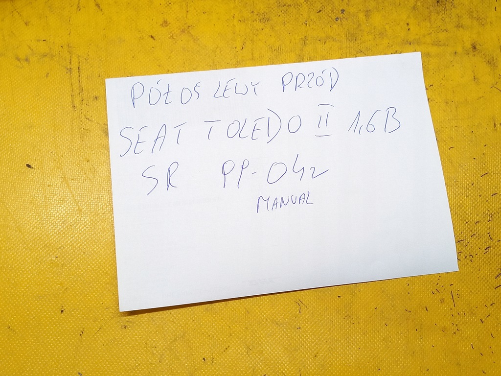 фото №5, Привідний вал ліва seat toledo ii 1,6b sr 99-04r