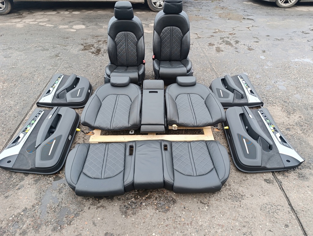 фото №1, Audi a8 d4 сиденья заднее сиденье кожа вентилируемые uk