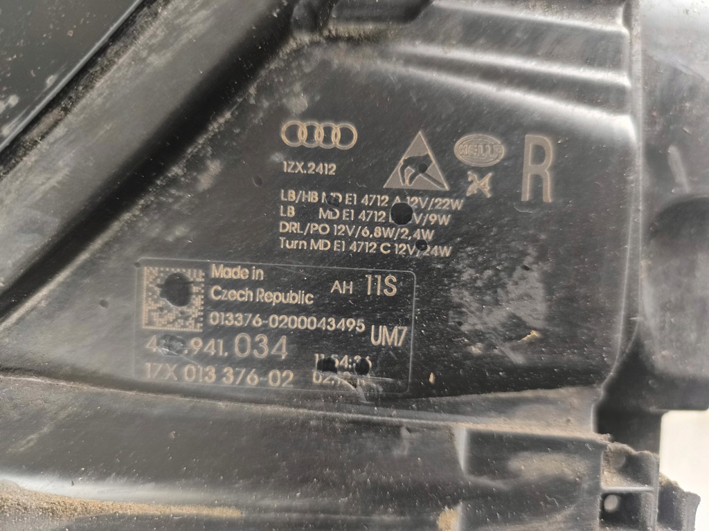 фото №12, Лампа права full led audi a6 c8 2018-2023 - europa