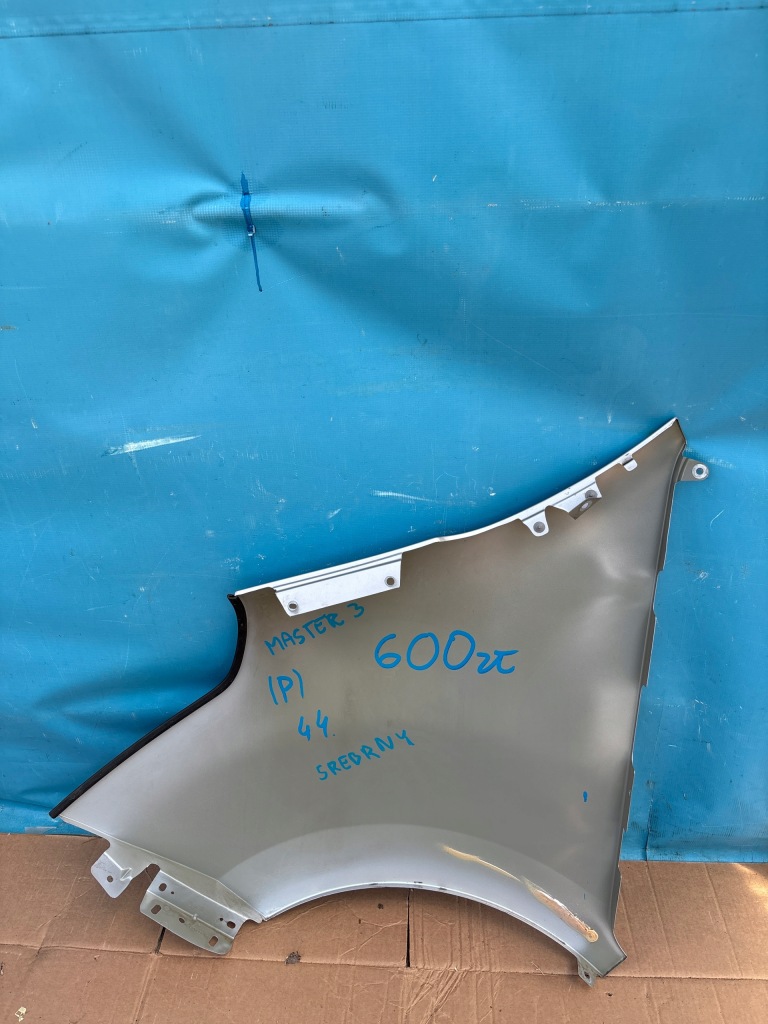 Master 3 movano b 10- крило перед передній правий сріблястий гарний Доставка