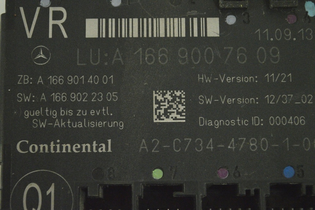 фото №5, Mercedes gls x166 2015 rhd передние правое дверь блок управляющий a166902