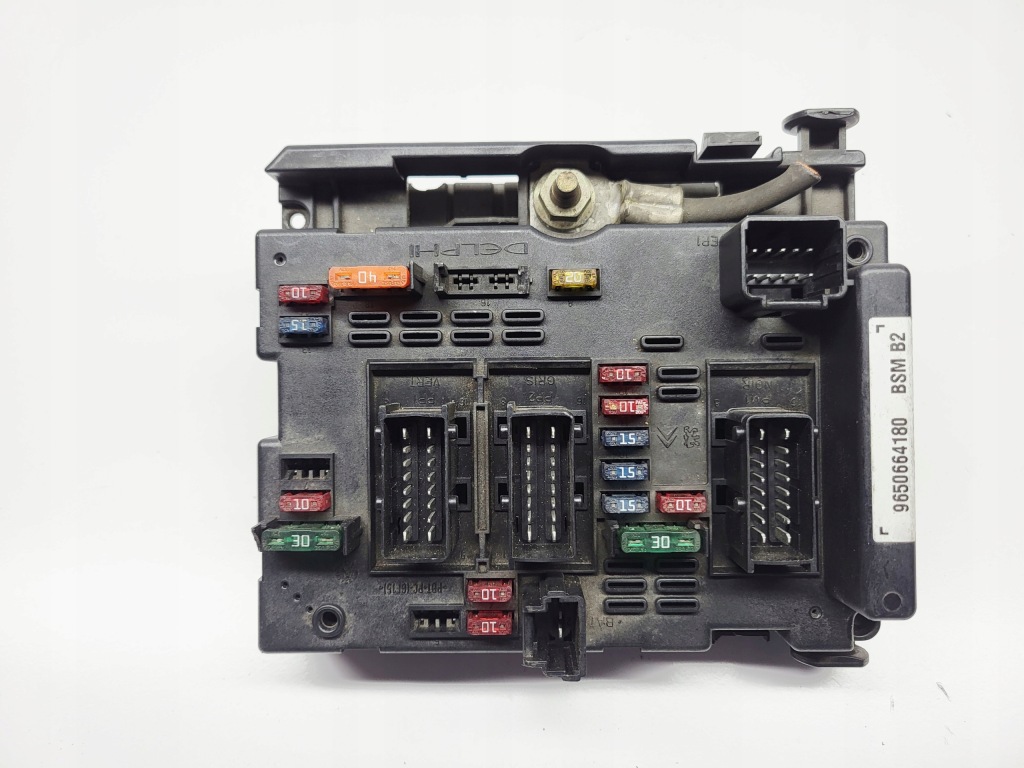 фото №1, Коробка запобіжників модуль bsm peugeot 307 1.4 b 9650664180