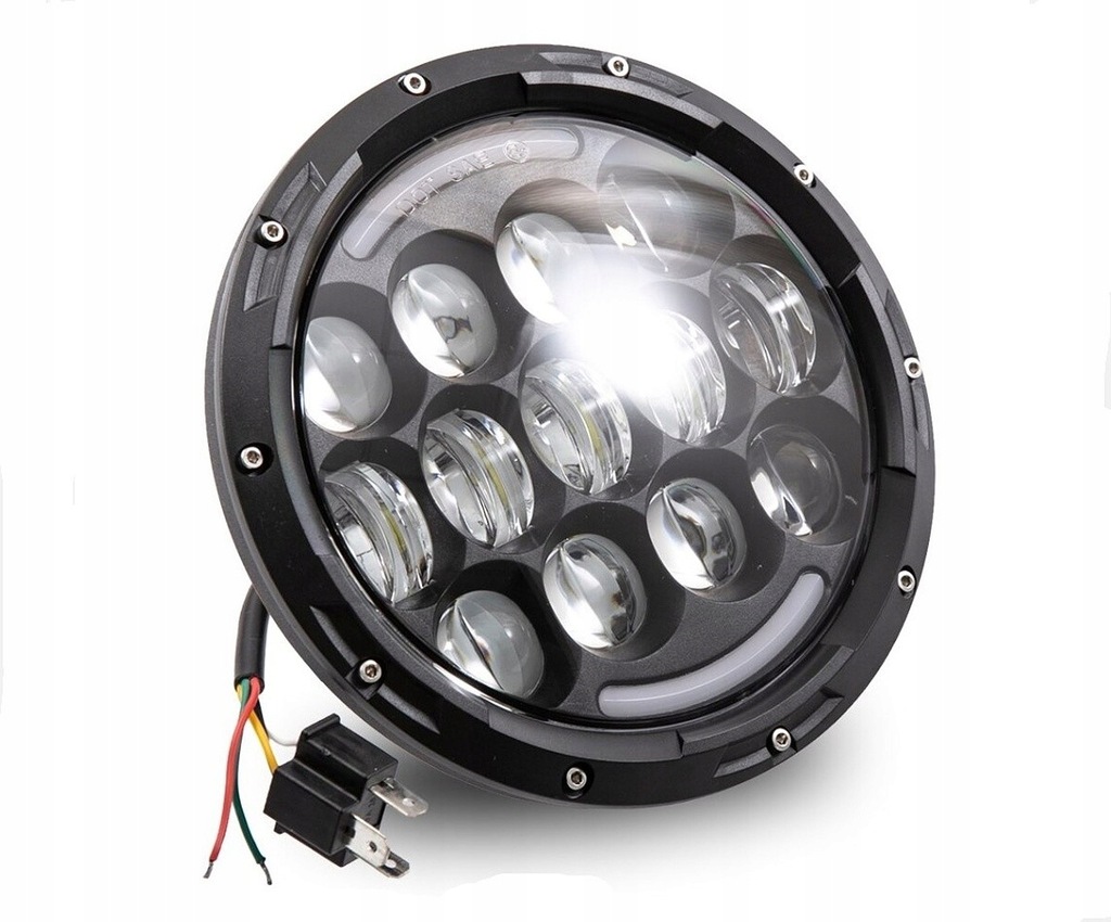 фото №12, Ford f-150, keenworth лампа передня 7" full led 1 szt