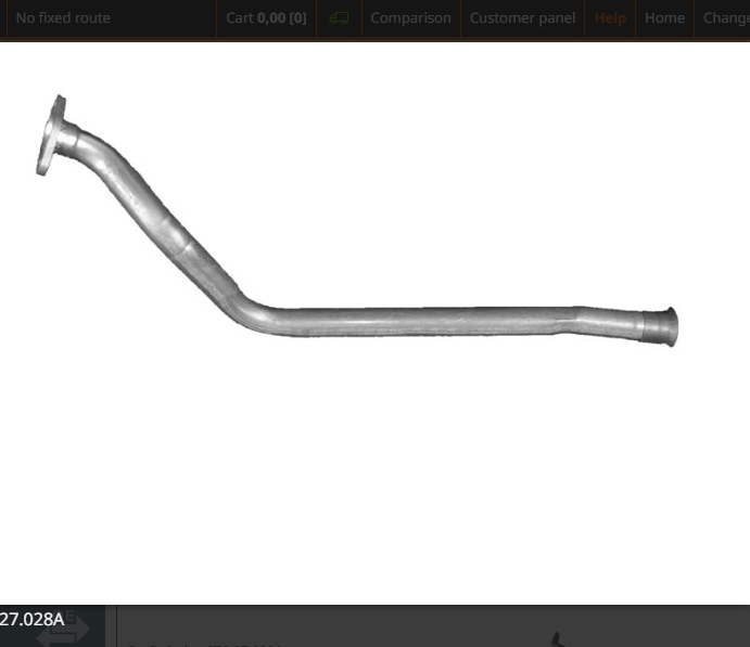 фото №2, Труба коллектор peugeot 405