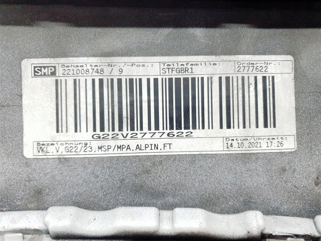 фото №13, Bmw 4 g22 g23 20r+ бампер перед m-pakiet originał !!!