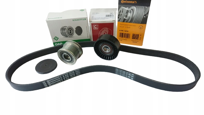 Купити Ремінь + ролик натягувача + генератора vw passat b6 2.0 tdi cbab двигуни cr