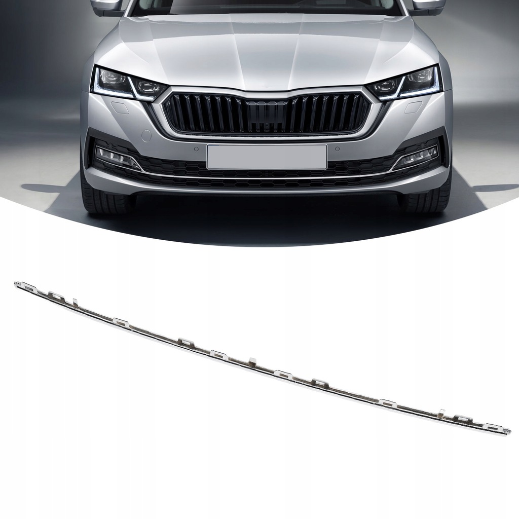 фото №16, Хром молдинг бампера комплект supercena