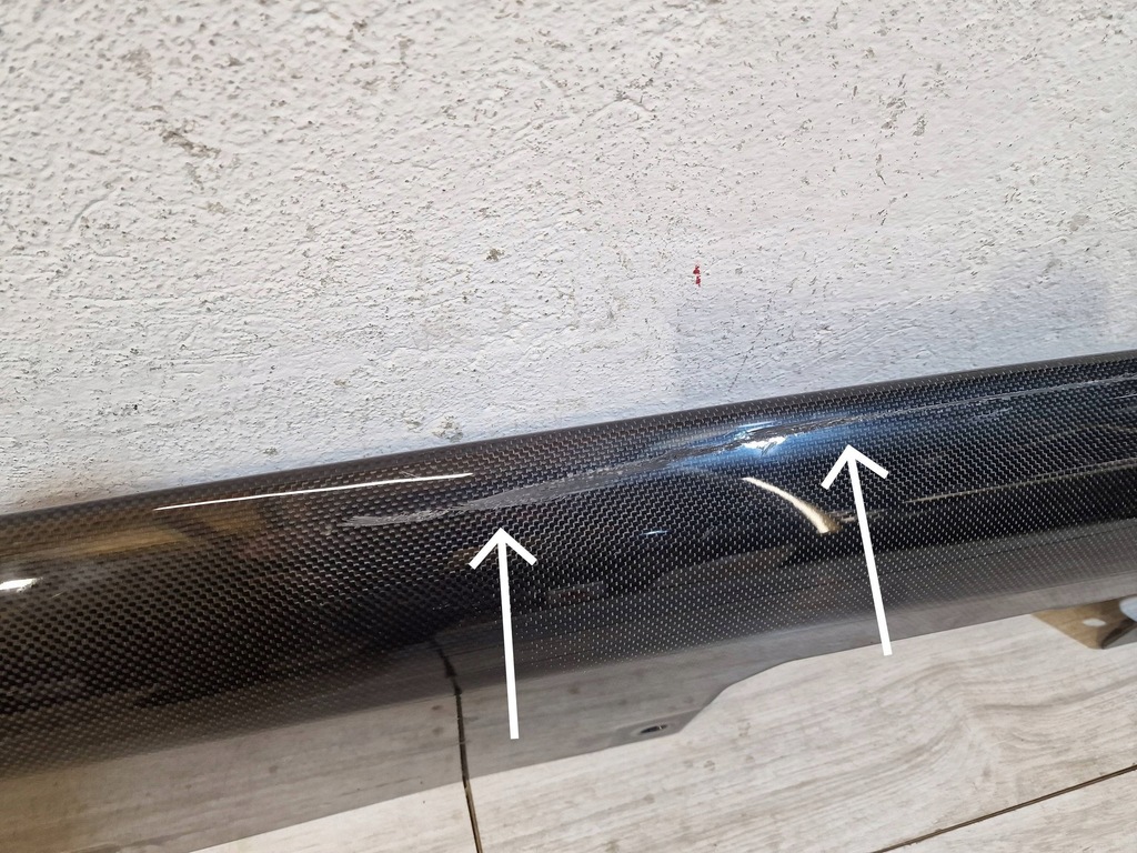 фото №8, Ferrari roma молдинг поріг ліва карбон