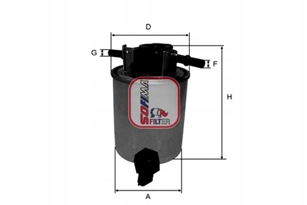 фото №1, Sofima фільтр пального infiniti fx 30d awd