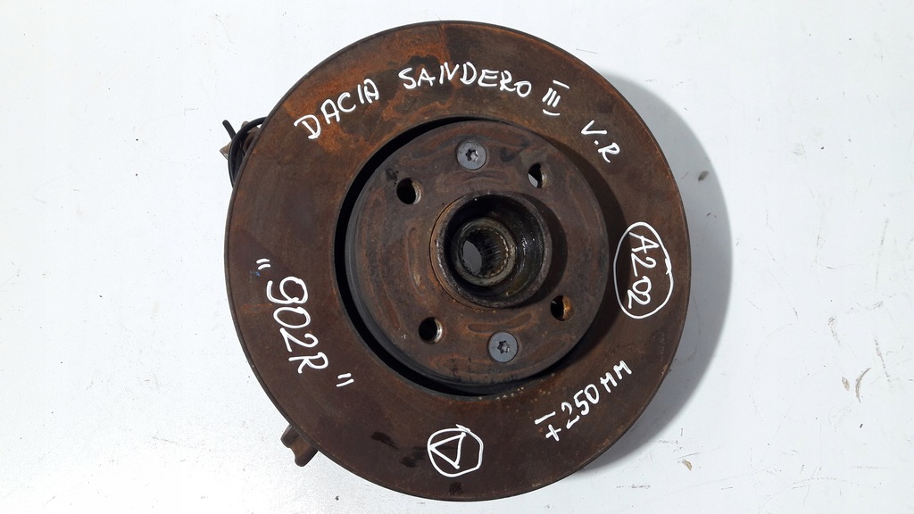 фото №1, Dacia sandero iii поворотний кулак правий перед ступиця 902r