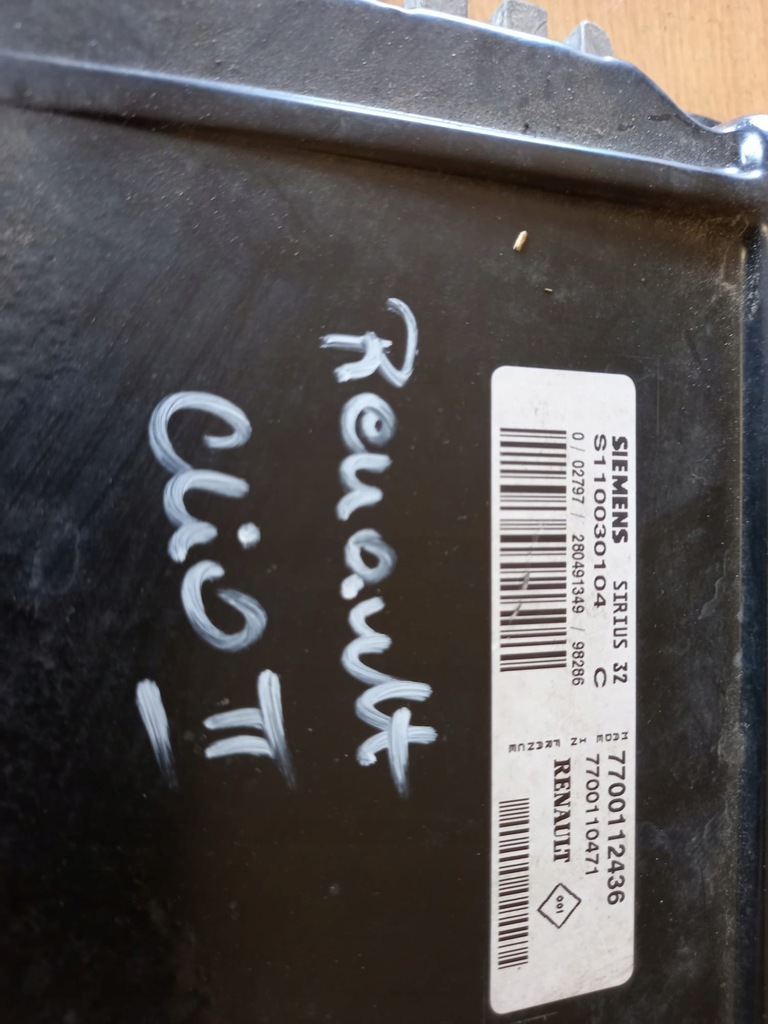 фото №4, Блок управления renault clio ii 1.2 s110030104c 7700112436