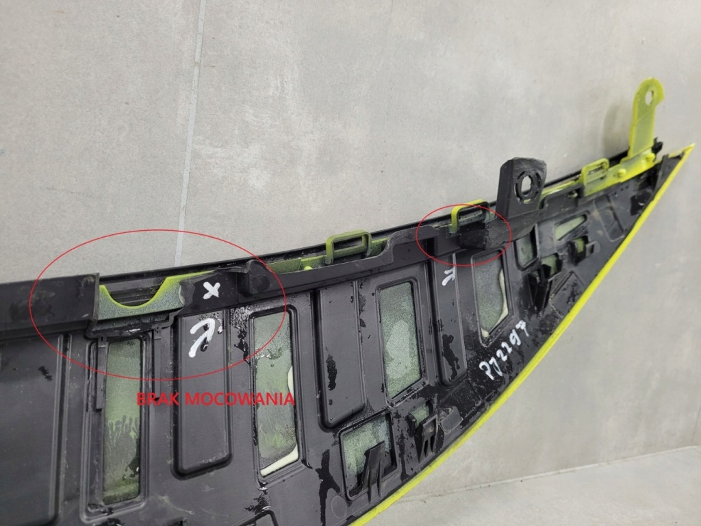 Накладка спойлер спойлер козирок молдинг бампера перед smart #1 # 1 one 22- Оригінал