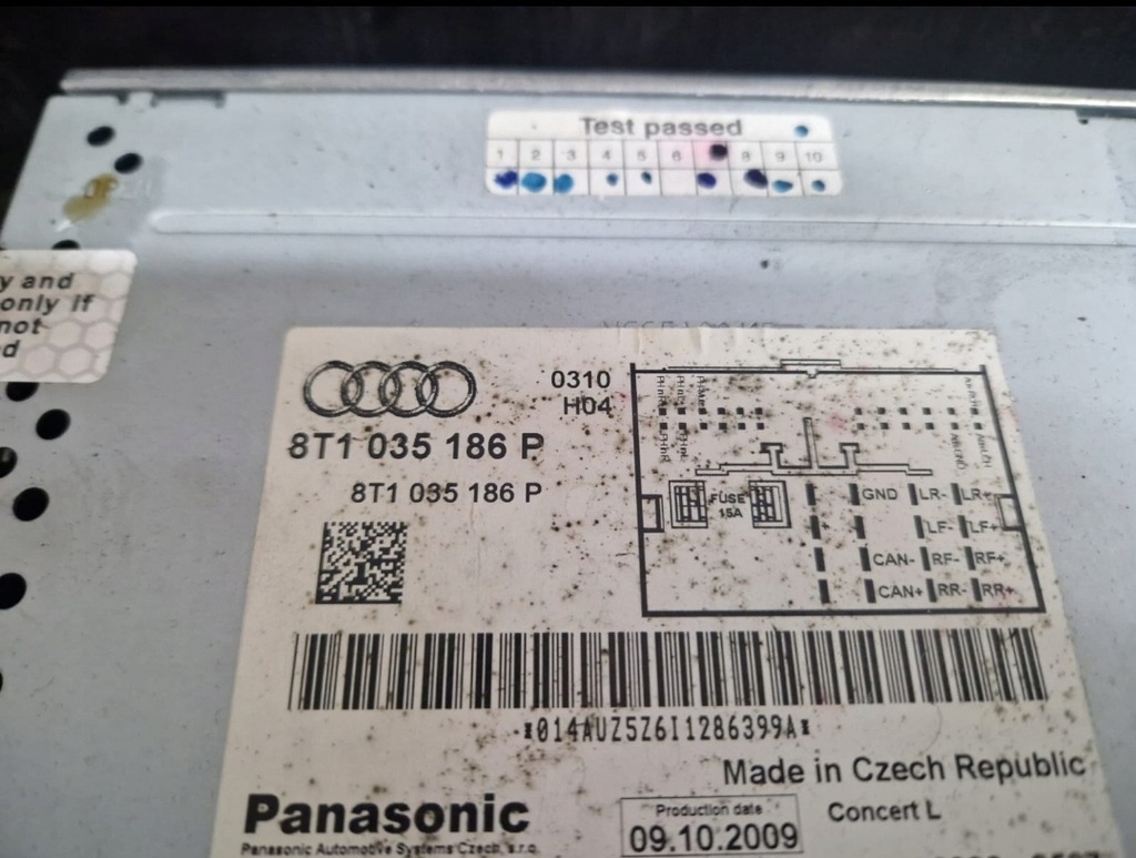 фото №3, Audi s4 b8 радіо cd заводський concert 8t1035186p