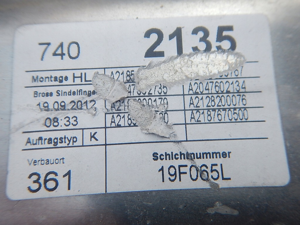 фото №3, Mercedes cls w218 механізм скло двері лівий задня