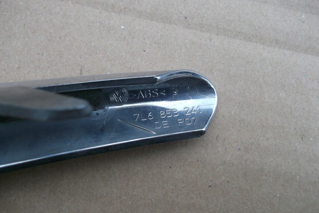 фото №7, Молдинг хром бампера левая vw touareg lift 7p6 оригинал