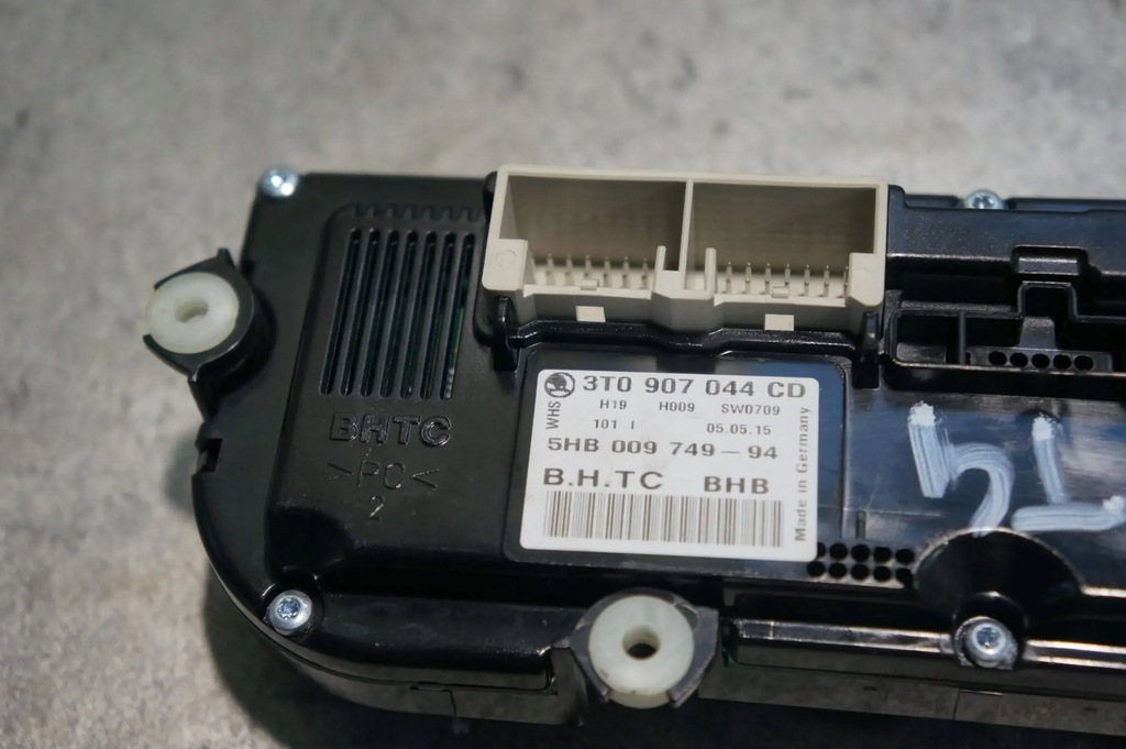 фото №5, Панель обдув кондиціонера блок керування skoda yeti 5l 3t0907044cd