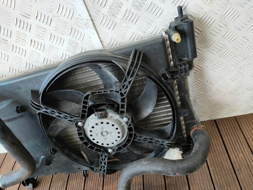 Opel corsa e 14-19 1.2 1.4 16v радиатор воды кондиционер + вентилятор 560961104 с Разборки