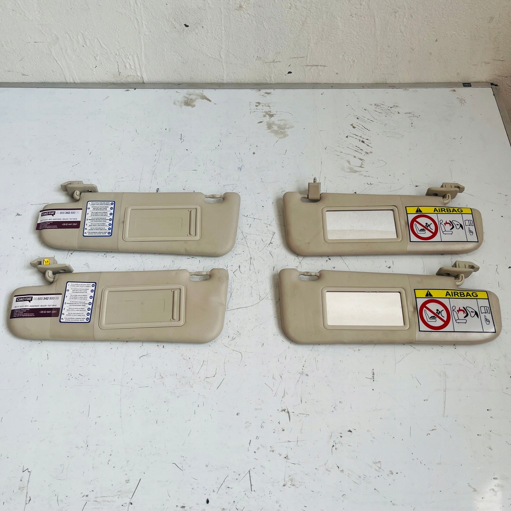 фото №1, Защита солнцезащитная левая fiat 500 lift