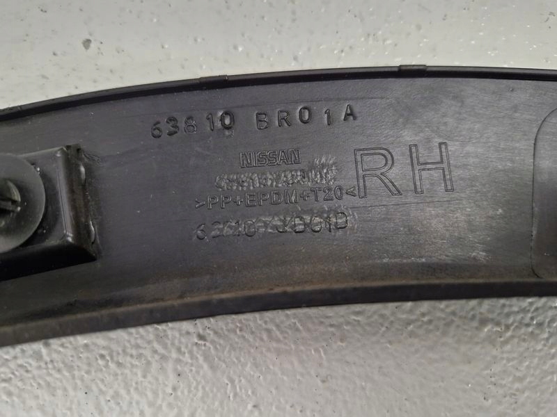 фото №9, Nissan qashqai i 1 j10 накладка крыла молдинг правый перед 63810br01a