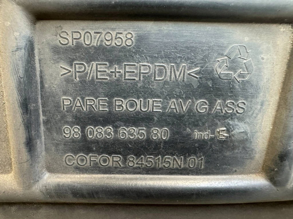 Citroen jumpy iii 2016-2025 подкрылок перед передние левая с Разборки