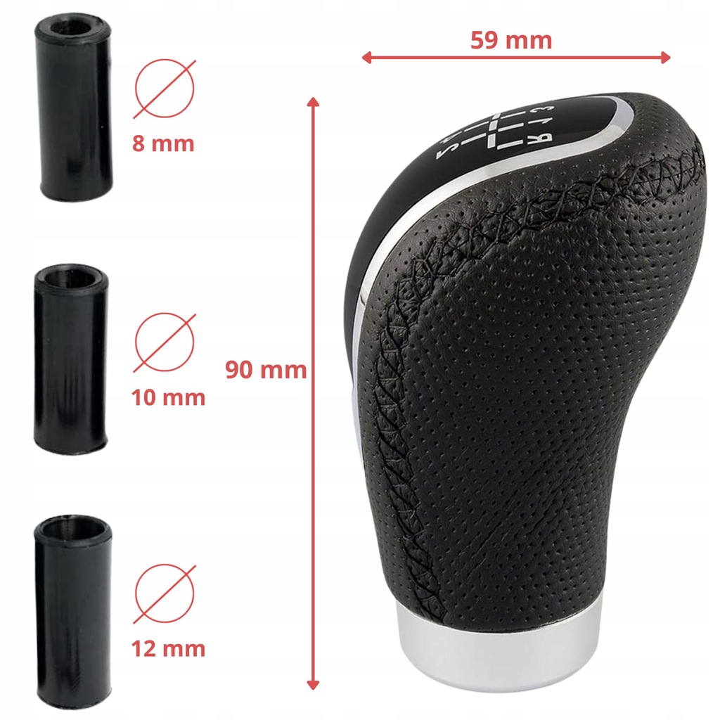 фото №10, Ручка перемикання передач універсальна шкіра 5 6 ступенева тяга перемикання передач