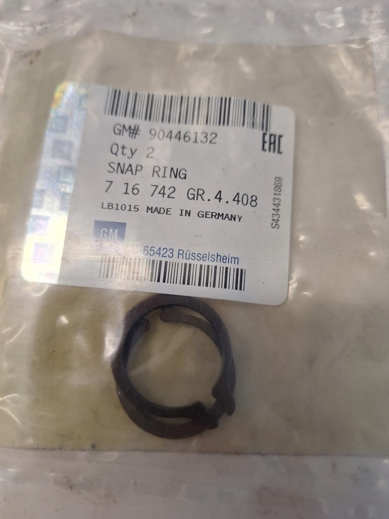 фото №1, Кільце sprężynujący opel оригінальний номер 90446132