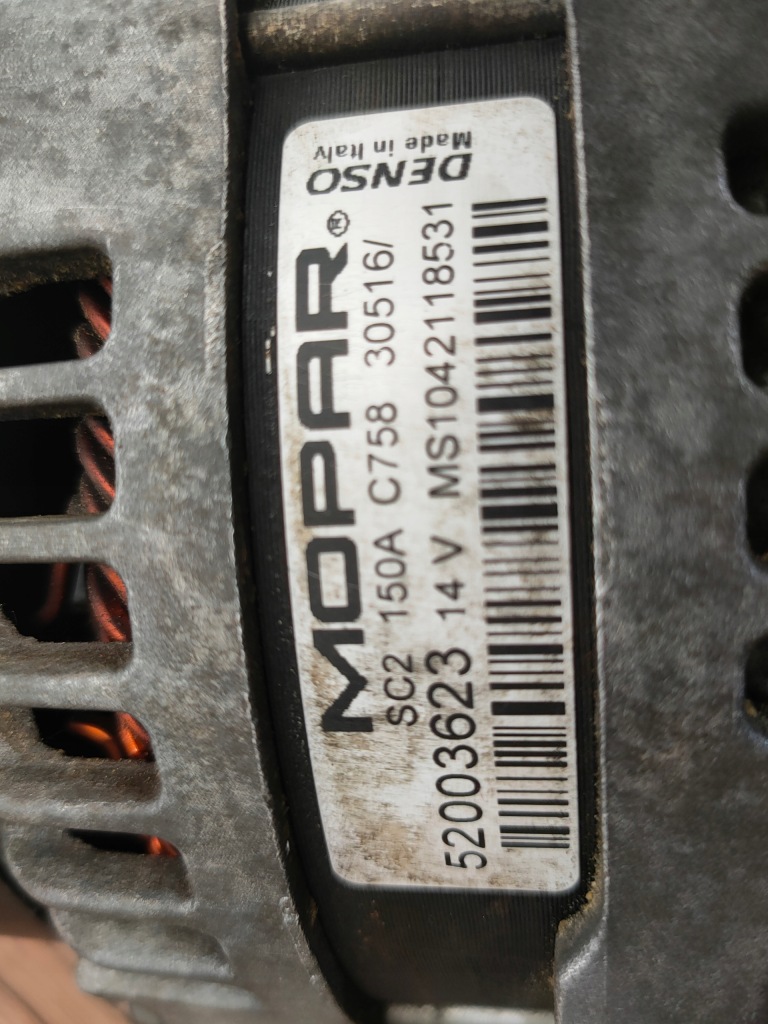 Alfa romeo giulietta 10-18 1.6 jtd генератор 52003623 ms1042118531 150a в Украине