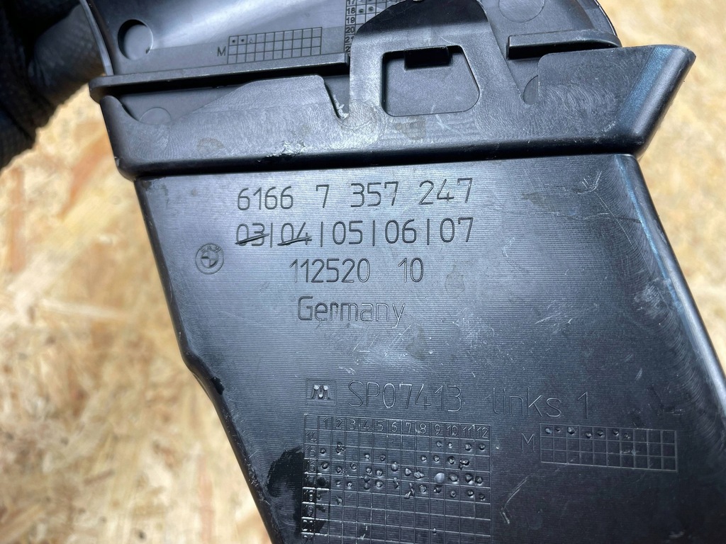 фото №12, Канал труба злив wody лівий bmw 5 g30 g31 7357247 7388734