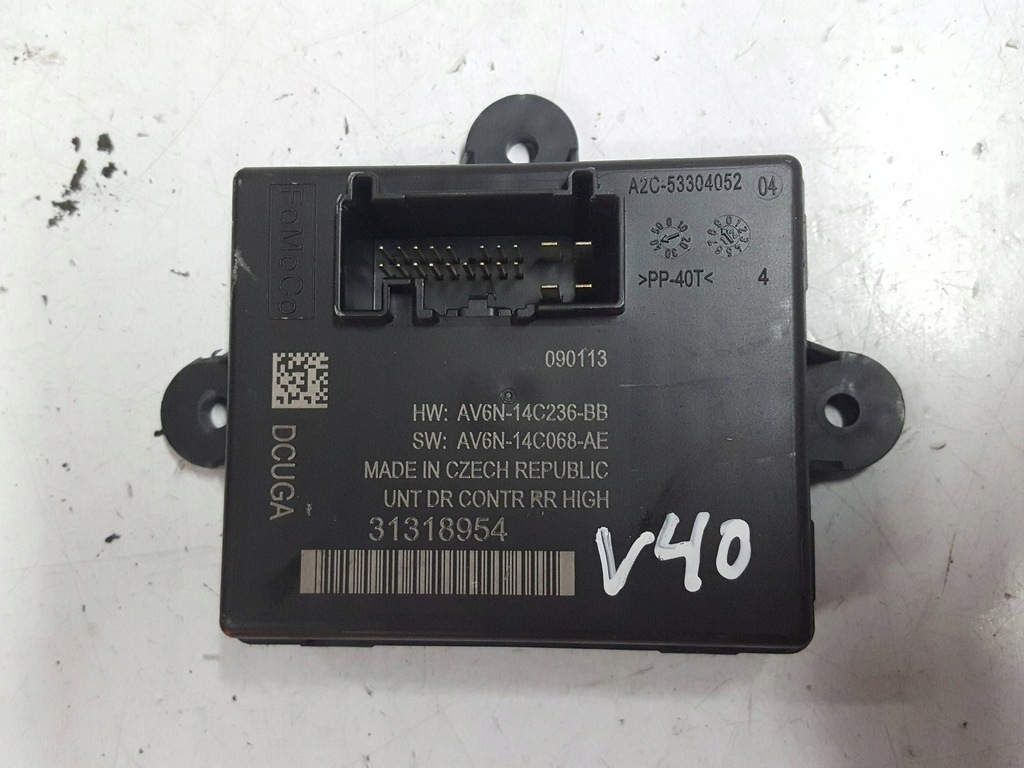 фото №1, Volvo v40 ii модуль дверь 31318954