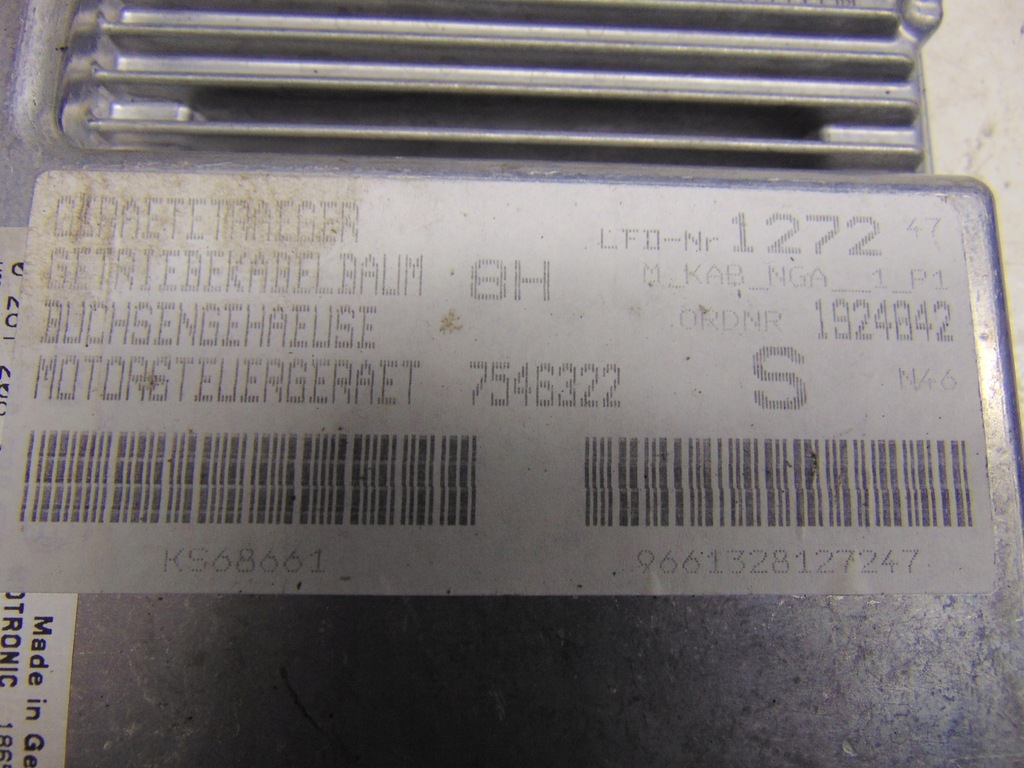 фото №12, Набор стартовый иммобилайзер bmw 316ti e46 compact 1.8 16v бензин europa