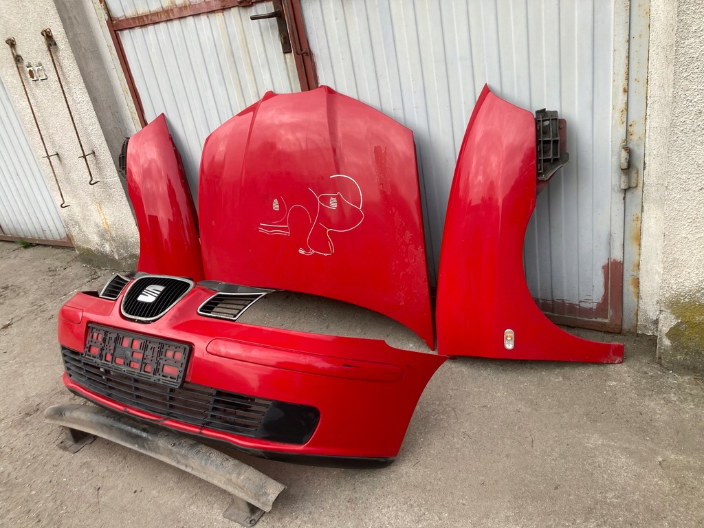 фото №10, Seat ibiza 6l iii ls3h cordoba 2001-2006 крыло левый капот лампа pas правый