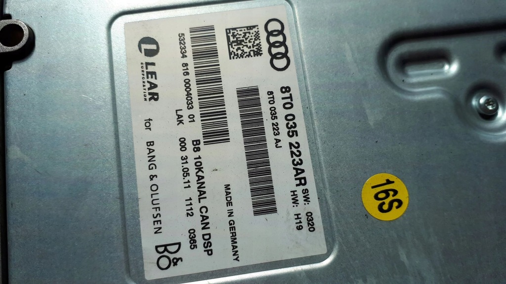 фото №8, S4 b8 a4 підсилювач bang olufsen 8t0035223ar a5 8t