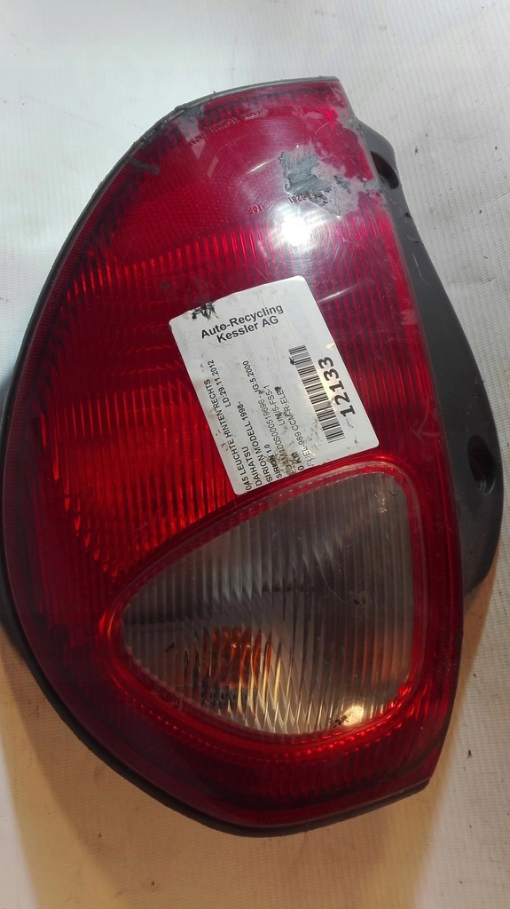 фото №1, Лампа права задня задня daihatsu sirion europa