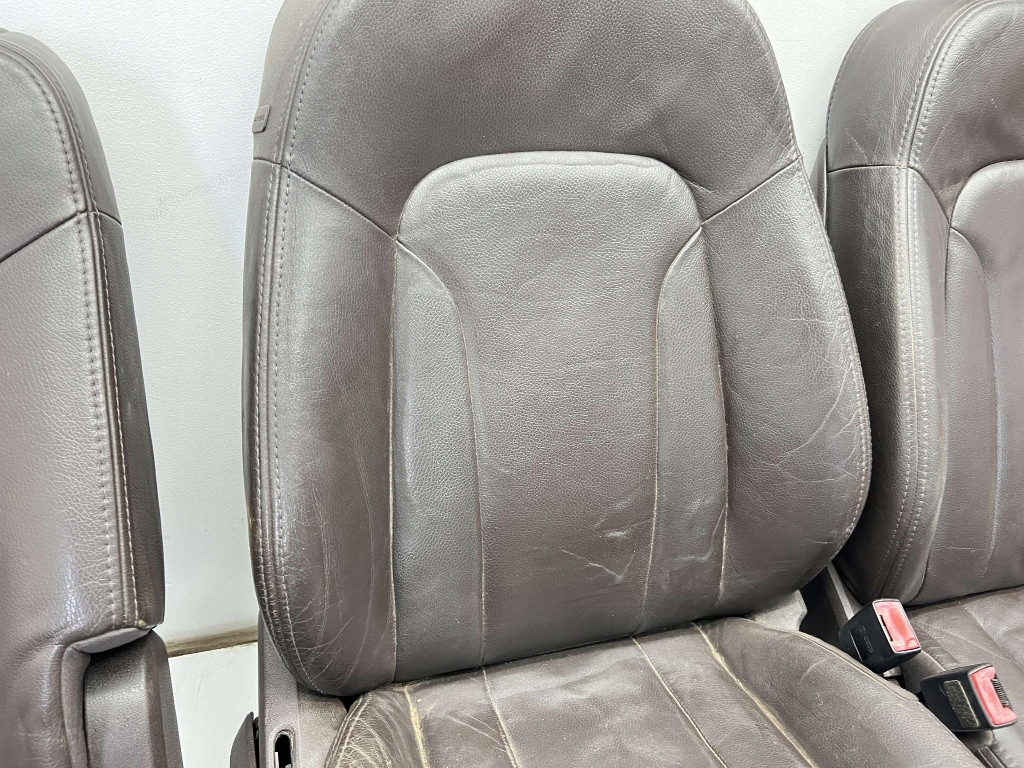 фото №6, Audi q7 4l сиденья комплект 7 человек коричневые обшивки подогрев