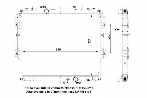 фото №1, Nrf радиатор toyota hilux 2005-