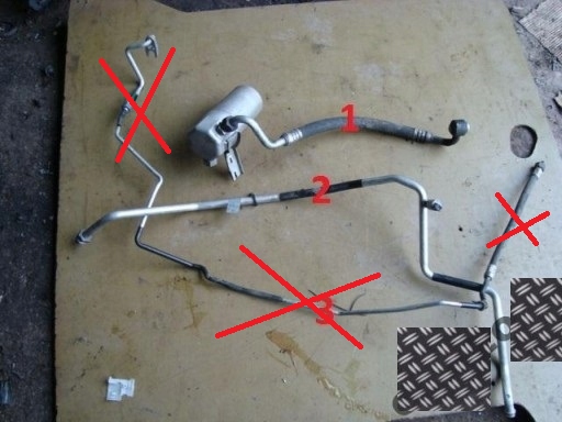 фото №1, Audi a8 d2 4.2 шланг кондиционера кондиционер