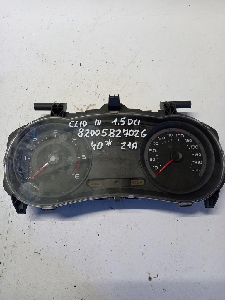 фото №1, Счетчик renault clio iii 1.5 dci 8200582702g