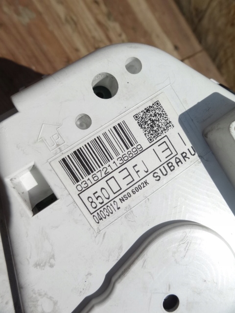 фото №5, Subaru xv 13r 1,6 счетчик приборы europa 85003fj131