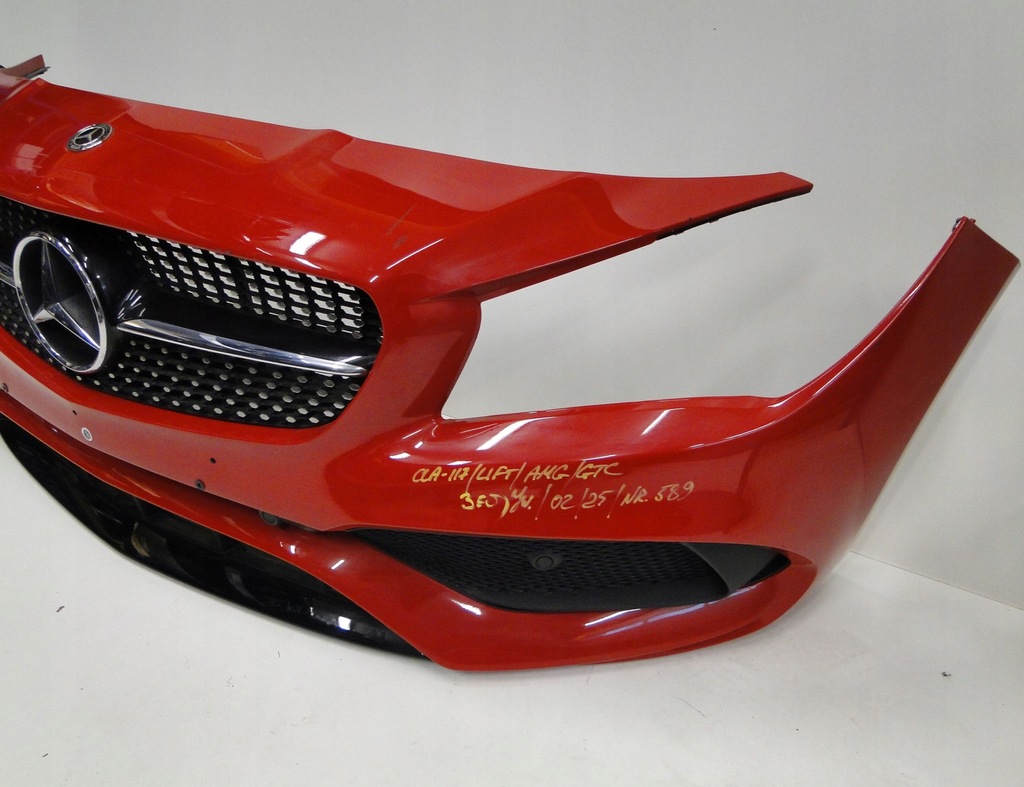 фото №11, Mercedes бампер передний amg bez датчиков pts cla 117 c117 x117 w117