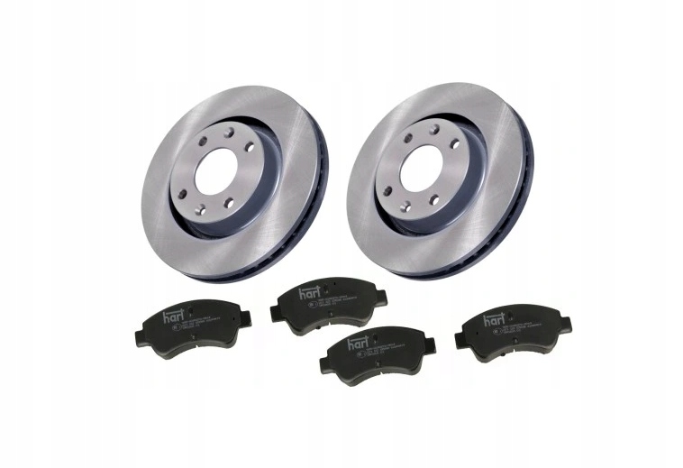 фото №1, Гальмівні диски гальмівні колодки citroen c2 c3 c4 c5 ds3 перед kpl