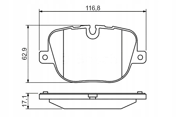 фото №1, Bosch гальмівні колодки гальмівні land rover range rover iii