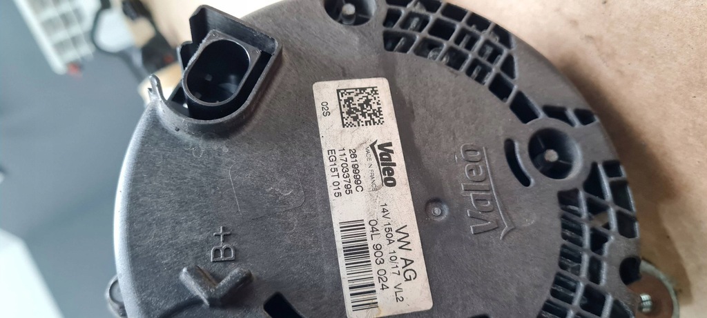 фото №7, A5 8w генератор 2.0 tdi 04l903024a a4 b9 8w q5 a6 c7